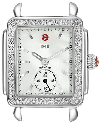 Michele Deco Diamond Mother of Pearl Dial Watch Head