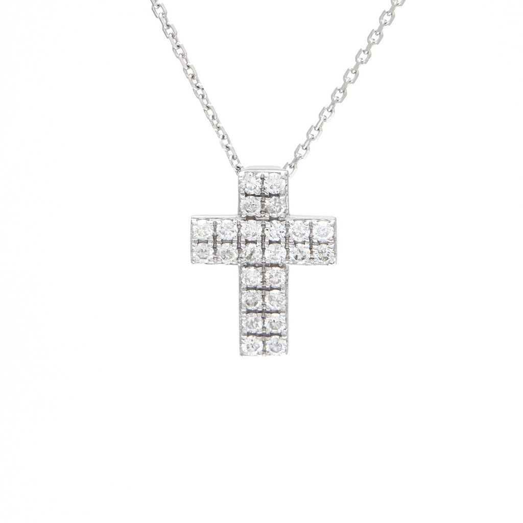 Absolute Jewellery Diamante Cross Necklace HCC114 main image 0