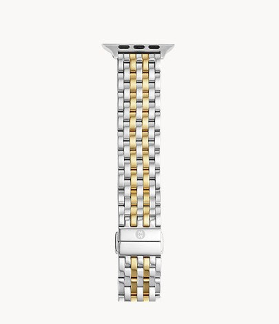 Michele Two-Tone 18K Gold-Plated Bracelet Band for Apple Watch®