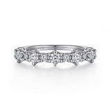 14K Rose Gold Diamond Anniversary Band - 0.5 ct