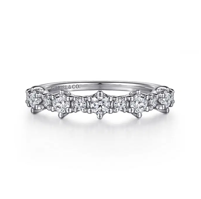 14K Rose Gold Diamond Anniversary Band - 0.5 ct