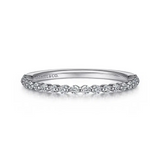 Devinne - 14K Rose Gold Single Prong Diamond Anniversary Band - 0.25 ct