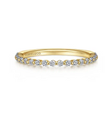 Devinne - 14K Rose Gold Single Prong Diamond Anniversary Band - 0.25 ct