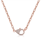 ROSE GOLD DIAMOND CHAIN NECKLACE