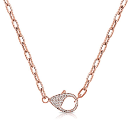 ROSE GOLD DIAMOND CHAIN NECKLACE