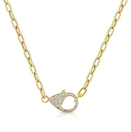 ROSE GOLD DIAMOND CHAIN NECKLACE