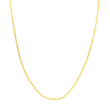 Yellow Gold 14K 2.0mm Serpentine Chain with Lobster Lock-Chain-Maurice's Jewelers-