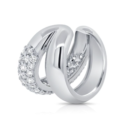 ROSE GOLD DIAMOND CUFF EARRINGS