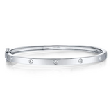 YELLOW GOLD DIAMOND BANGLE