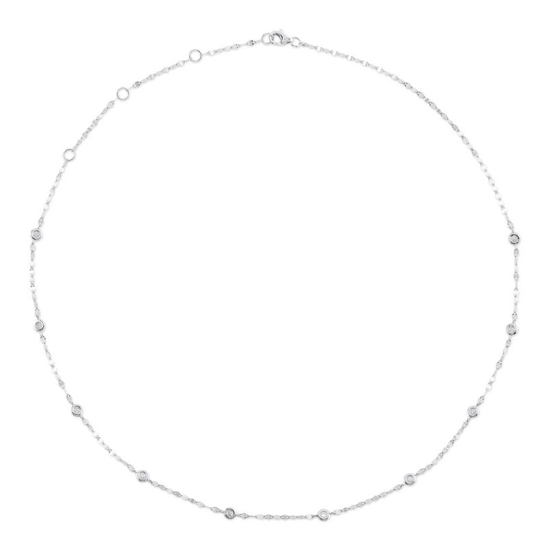YELLOW GOLD DIAMONDS BY THE YARD SPARKLE CHAIN NECKLACE