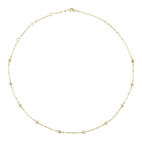 YELLOW GOLD DIAMONDS BY THE YARD SPARKLE CHAIN NECKLACE