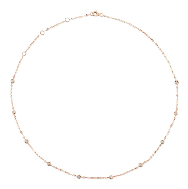 YELLOW GOLD DIAMONDS BY THE YARD SPARKLE CHAIN NECKLACE