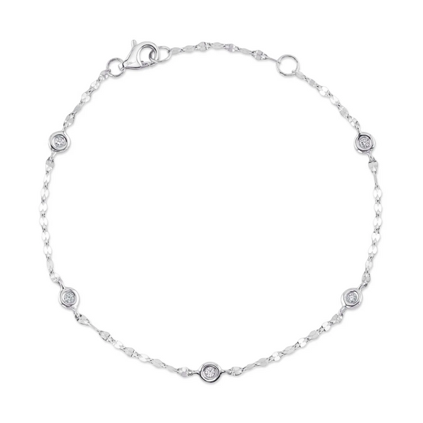 WHITE GOLD DIAMONDS BY THE YARD SPARKLE CHAIN BRACELET