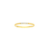 14K Yellow Gold Diamond Band