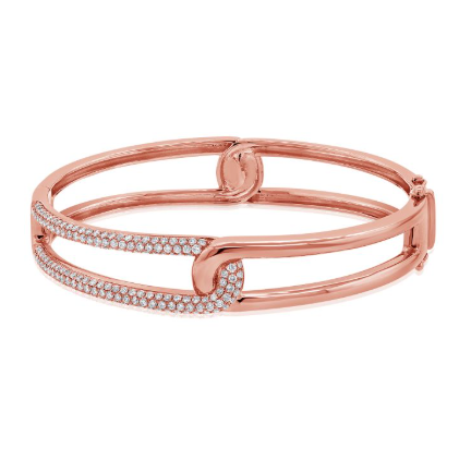 ROSE GOLD DIAMOND BANGLE