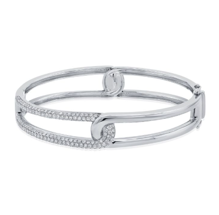 ROSE GOLD DIAMOND BANGLE