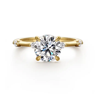 gold engagement ring