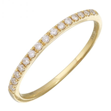 14K Yellow Gold Diamond Eternity Ring