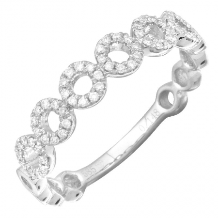 14K Yellow Gold Diamond Ring-Rings-superbell-