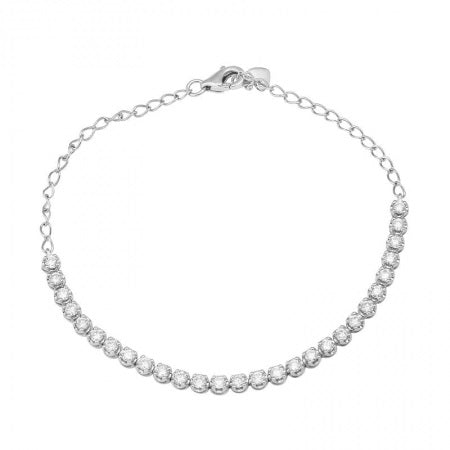 14k White Gold Diamond Tennis Bracelet