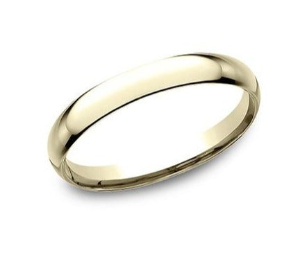 14K Comfort Fit Polished 2.5Mm Band