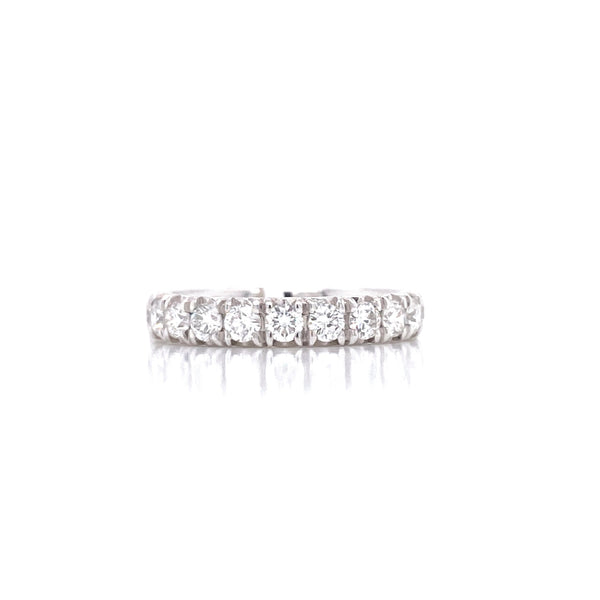 14K White Gold Diamond Eternity Band