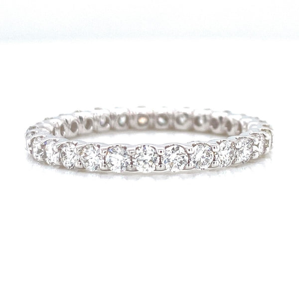 14K White Gold 1.12ct Diamond Eternity Band