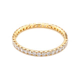 14K Yellow Gold 0.53ct Diamond Eternity Band-Rings-first image design corp-