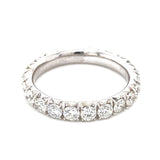 14K White Gold Diamond Eternity Band-Rings-Maurice's Jewelers-