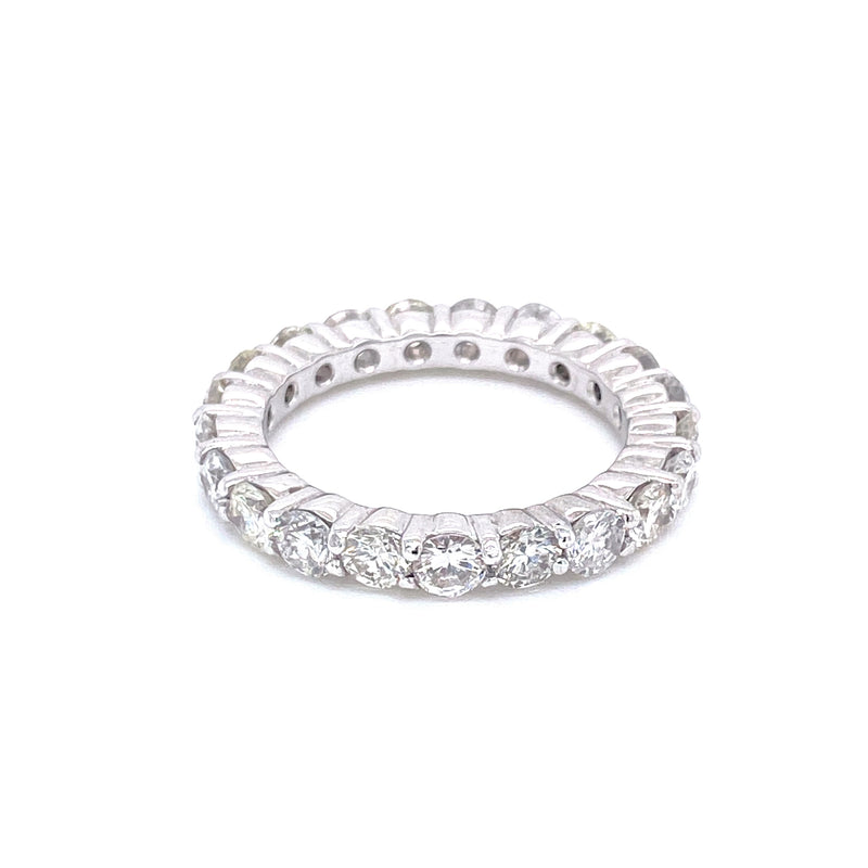 14K White Gold Diamond Eternity Band-Diamond Wedding Band-Maurice's Jewelers-