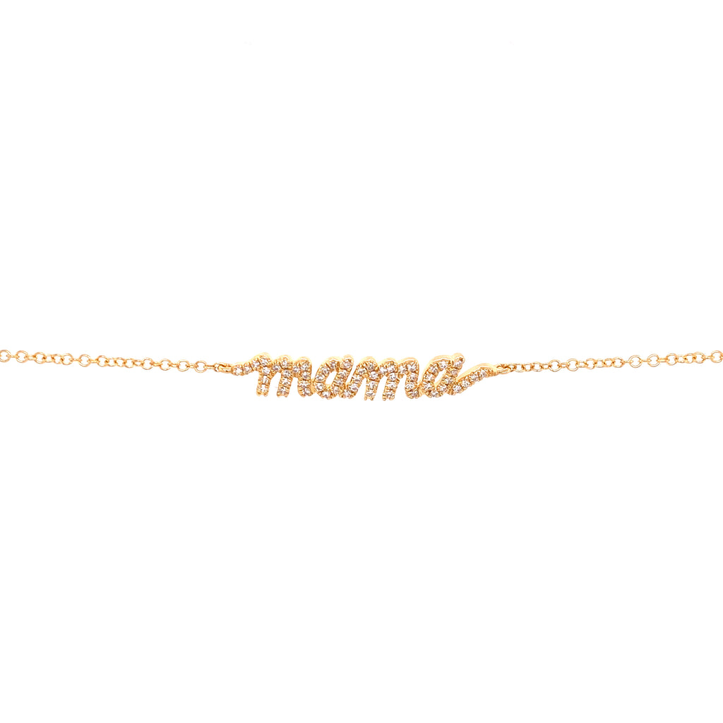 14K Yellow Gold Diamond 