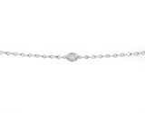 14K White Gold Marquise & Round Diamond Bracelet-Bracelets-majolie-