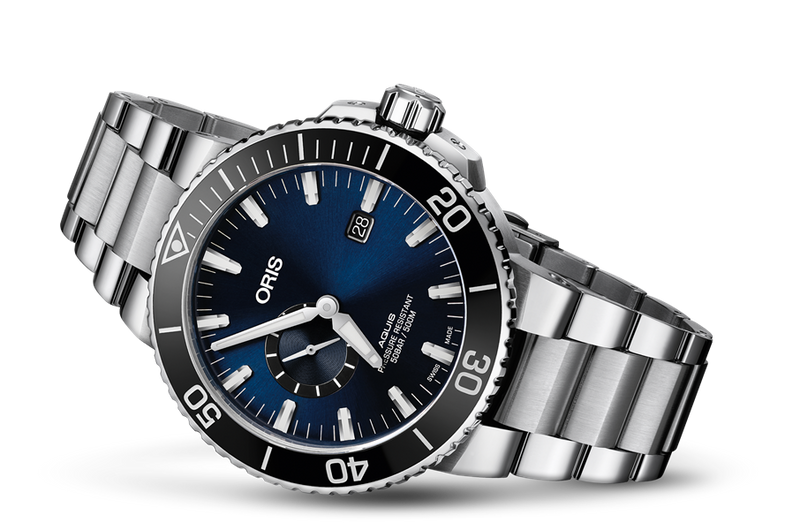 Oris Aquis Small Second, Date 45.5 Mens Watch