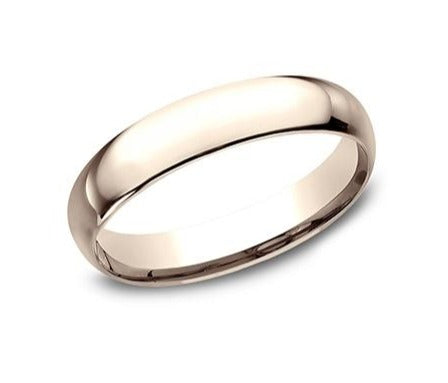 14K Comfort Fit Polished 4mm Band