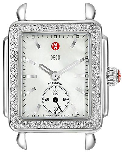 Michele Deco Diamond Mother of Pearl Dial Watch Head-Watches-Michele-
