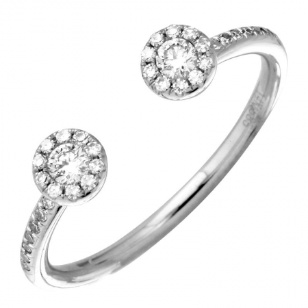 14K White Gold Diamond Ring