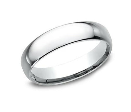 14K Comfort Fit Polished 5mm Band