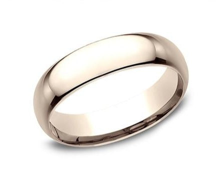 14K Comfort Fit Polished 6mm Band