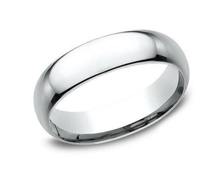 14K Comfort Fit Polished 6mm Band