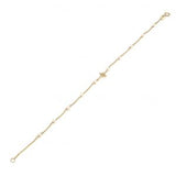 Yellow Gold Religious Pearl Bracelet-Bracelets-Maurice's Jewelers-