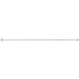 ROSE 14K 1.00CT PETITE TENNIS BRACELET-Tennis Bracelet-Maurice's Jewelers-
