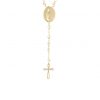 14k Yellow Gold Rosary Necklace