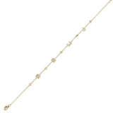 14K Diamond Personalized Intial & Diamond Bezel Bracelet (6.0mm)- Customize yours!