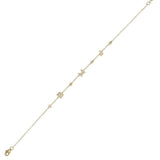14K Diamond Personalized Intial & Diamond Bezel Bracelet (6.0mm)- Customize yours!