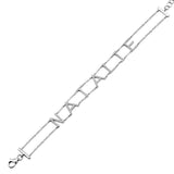 14K Diamond Personalized Bracelet (7.5mm)- Customize yours!-Bracelets-Maurice's Jewelers-