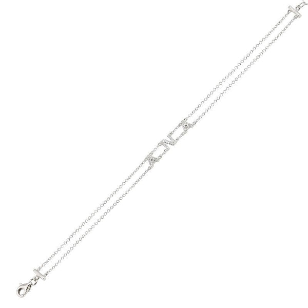 14K Diamond Personalized Bracelet (5.0mm)- Customize yours!-Bracelets-Maurice's Jewelers-