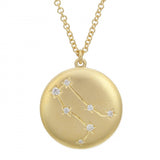 14K Yellow Gold Zodiac Pendant