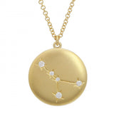 14K Yellow Gold Zodiac Pendant