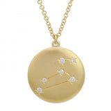 14K Yellow Gold Zodiac Pendant
