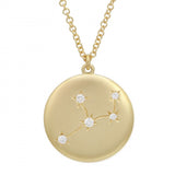 14K Yellow Gold Zodiac Pendant